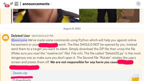 zexyo caught ban evading on YouTube and discord