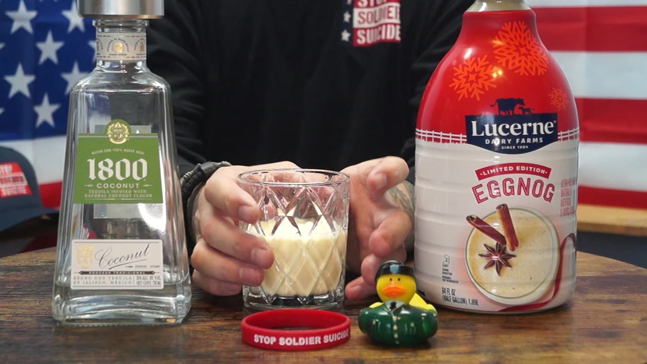 Edward Kialoa - 1800 Coconut Tequila & Lucerne Eggnog