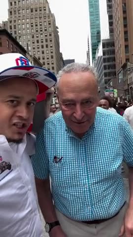 "You're a Scumbag!" - Chuck Schumer Hilariously Caught in Fake Photo-op