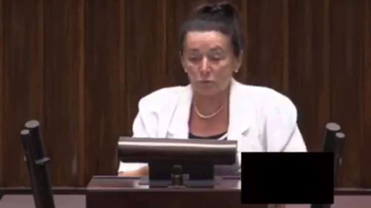 Profesor Alicja Chybicka mówi w Sejmie o szkodliwości masztów 5G