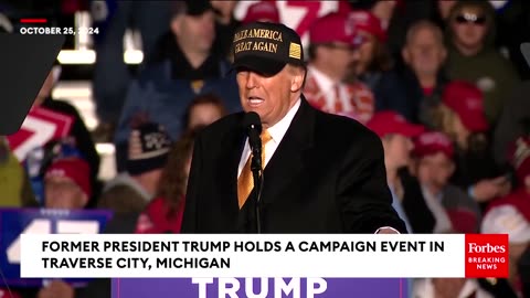 'We Are Going To Save America'- Trump Makes His Pitch To Voters In Michigan