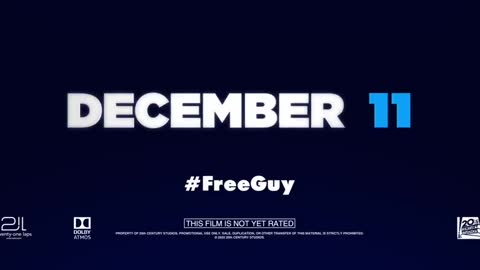 MOVIE TRAILER "FREE GUY" #FREEGUY = Coming in December 11, 2022