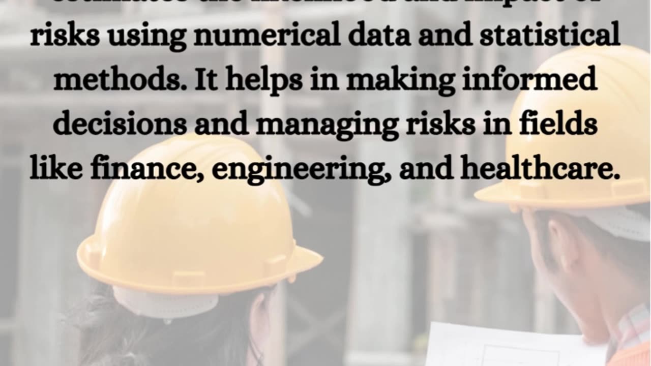 Do you know, what is Quantitative Risk Assessment (QRA)? | Sigma HSE