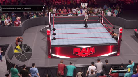 wwe2k22 myrise walkthrough 27, US title shot