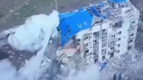 Two Russian Soldiers Demolished a 5 Story Building that the AFU Were Hiding In