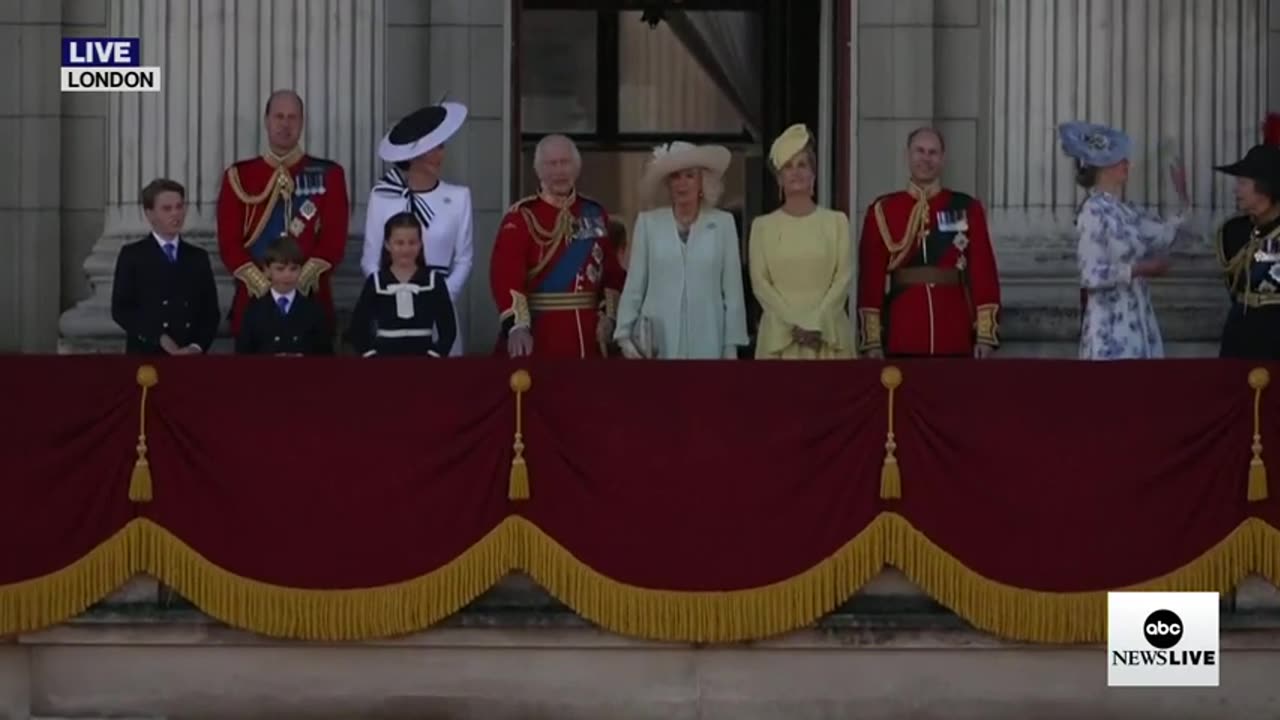 Kate Middleton and royal family attend Trooping the Colour parade ABC News