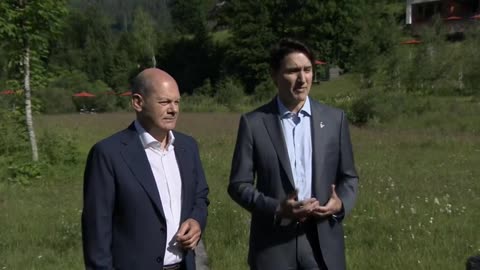 PM Justin Trudeau meets with German Chancellor Olaf Scholz at G7 Leaders’ Summit – June 27, 2022