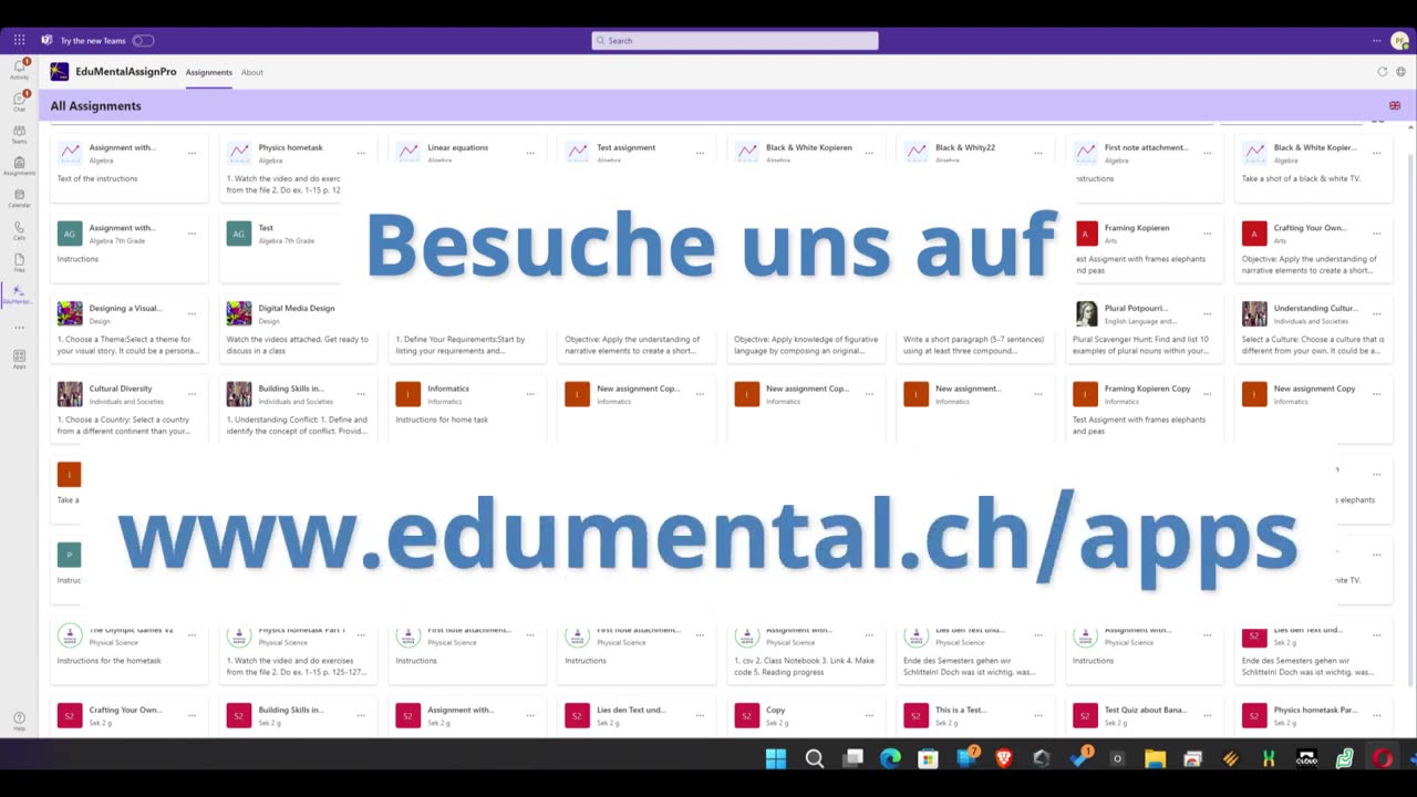 EdumentalAssignPro für Teams DE