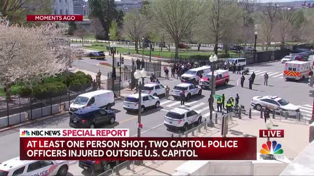 At Least One Person Shot, Two Officers Injured Outside U.S. Capitol