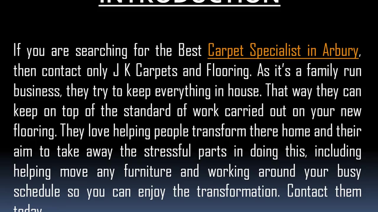 Best Carpet Specialist in Arbury