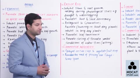 LEC#5 CYTOKININS, ABSCISIC ACID, ETHENE