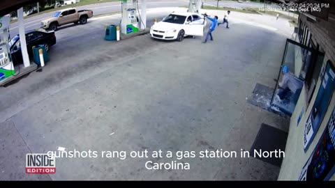 "Shocking Gas Station Shooting Caught on Surveillance | Raw Footage"