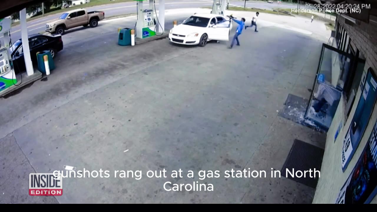 "Shocking Gas Station Shooting Caught on Surveillance | Raw Footage"