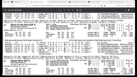 Capping Corner - Street Sense Stakes 2024 at Churchill Downs - Kentucky Derby 2025 Points Race