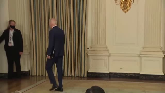 Joke Biden Walks Away And Refuses To Answer Questions On Americans He Abandoned In Afghanistan