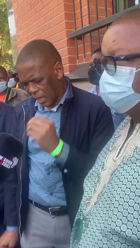 Ace Magashule outside court part 1a