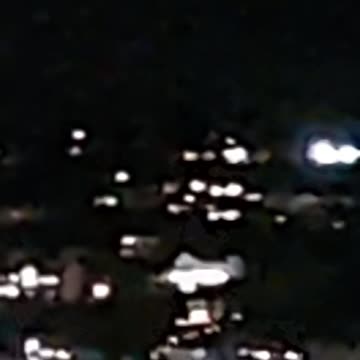 Strange light in the sky over Newlyn