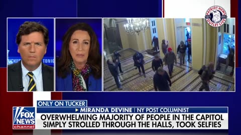 Tucker Carlson Airs Censored Footage from US Capitol Video Cameras of Jan. 6