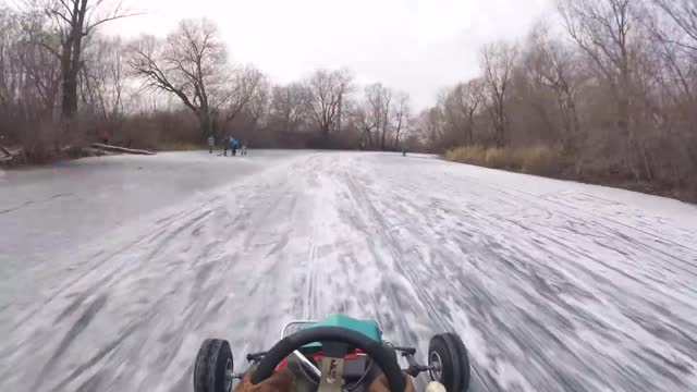 Go-Karting on a Frozen River