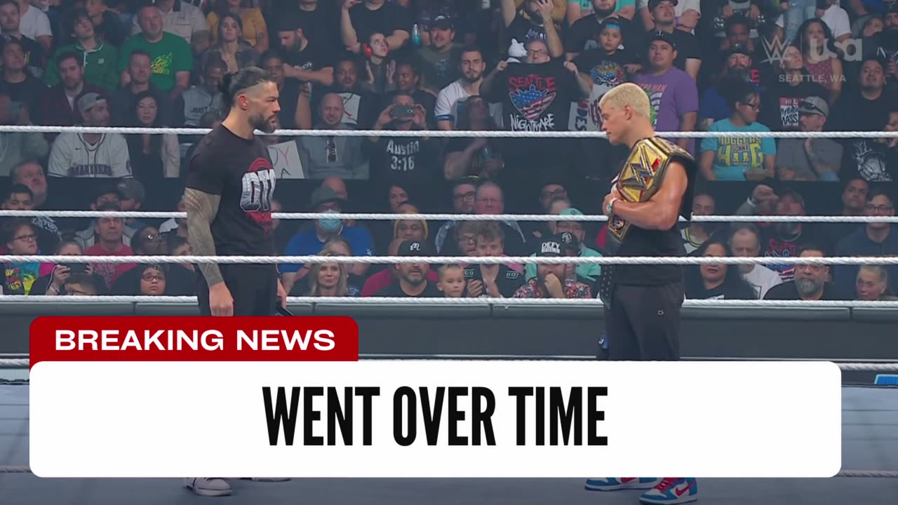 SmackDown Just Went Over Its Allotted Time For First Time In Five Years