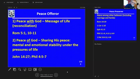 Sunday October 13, 2024 Life of the Messiah 153: Blessed are the Peacemakers (3)