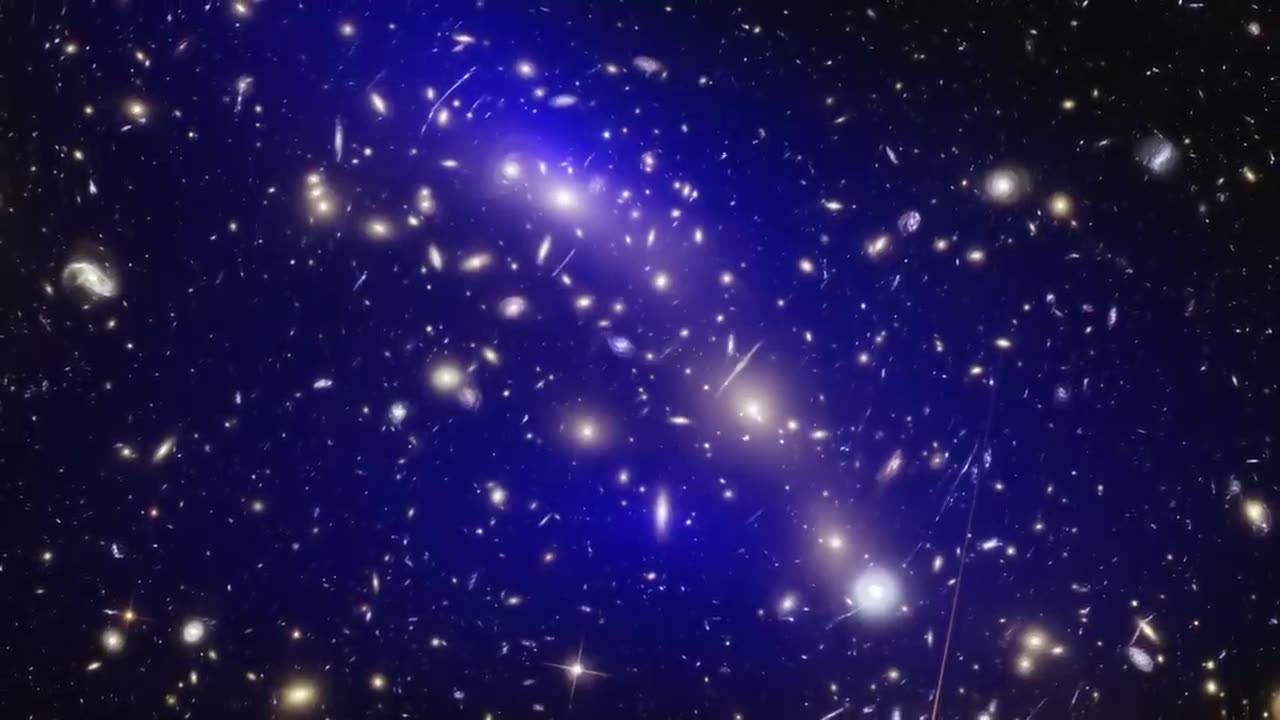 Fade through of galaxy cluster images