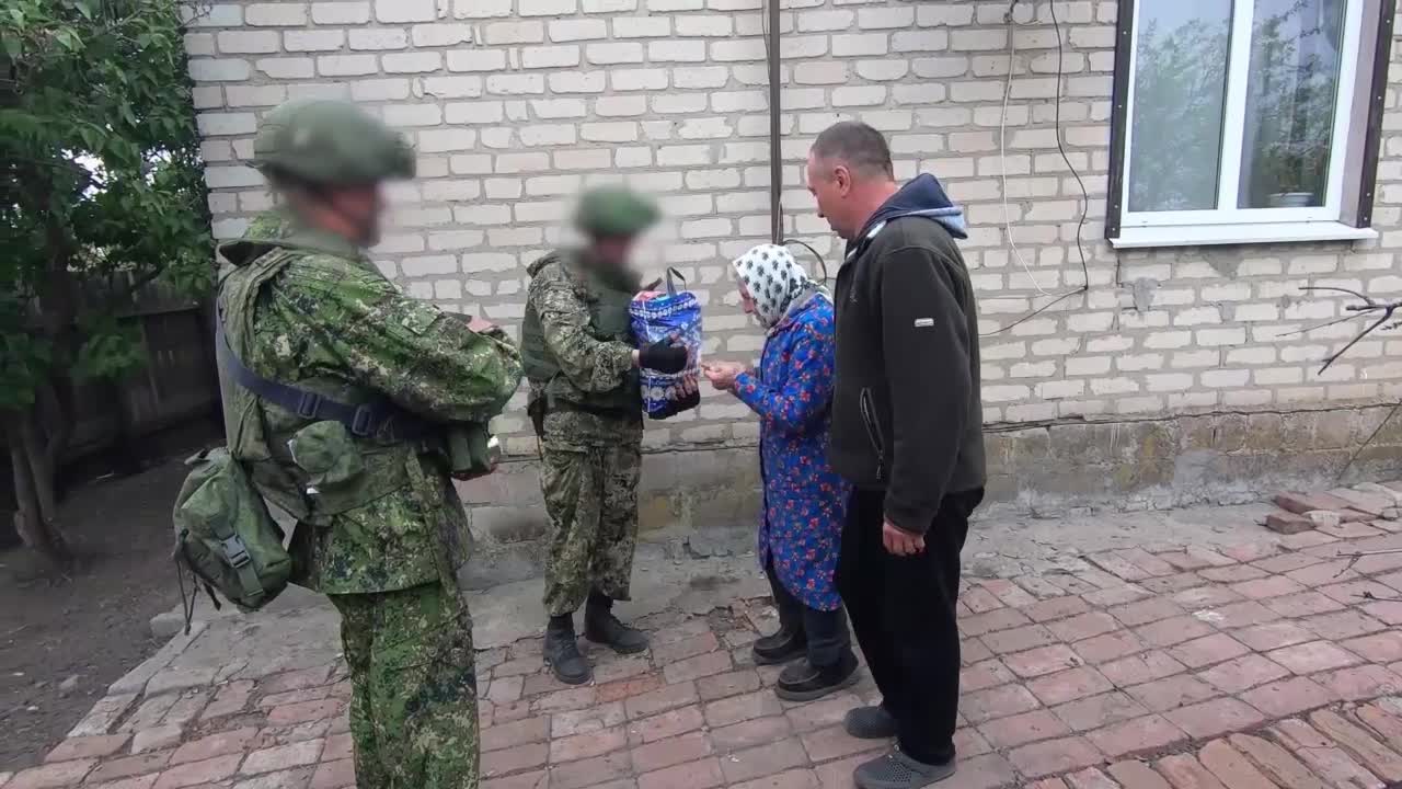 Russian forces delivered assistance to veterans in Kharkiv region