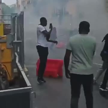 Senegal opposition supporters protest outside embassy in France