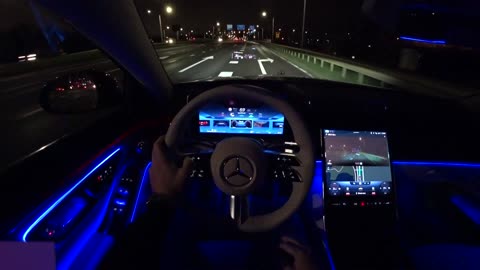 The New Mercedes Maybach S Class 2023 Night Test Drive