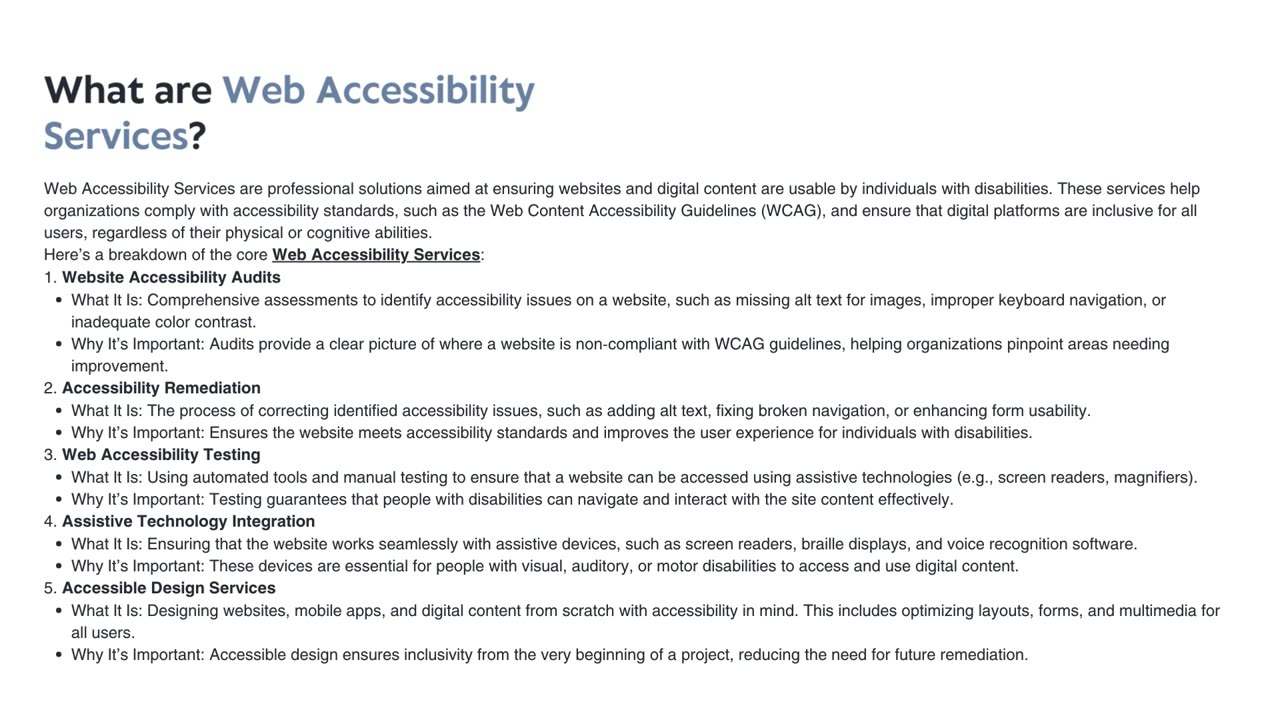 Web Accessibility Solutions: Making the Web Accessible for Everyone