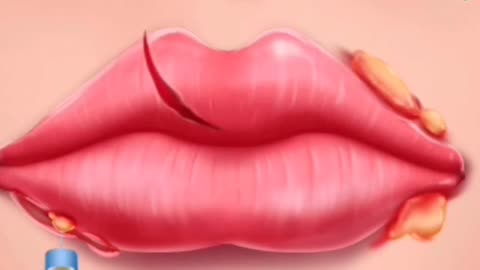 Asmr lipe treatment animation