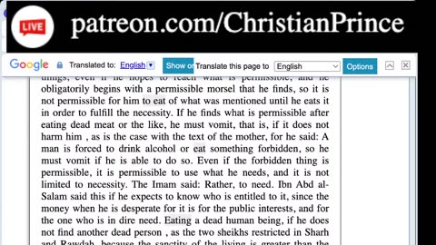 Christian Prince we cannot take what muslims say they lie