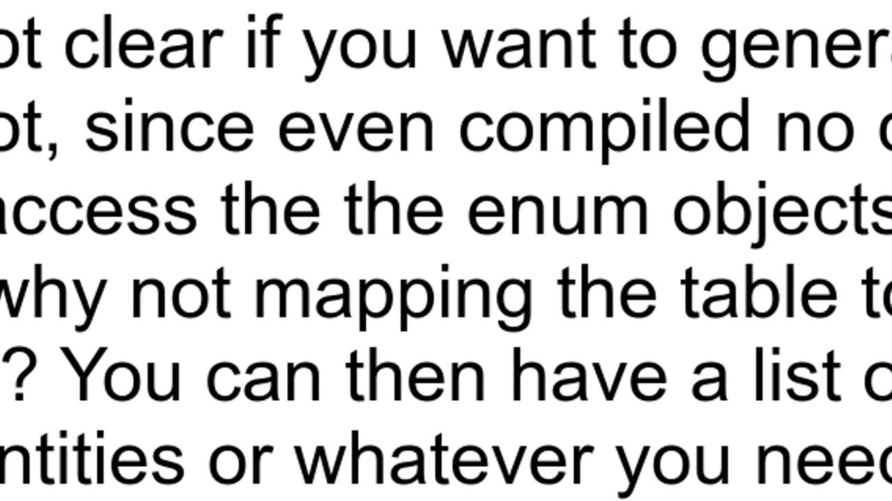 How to create enum dynamically