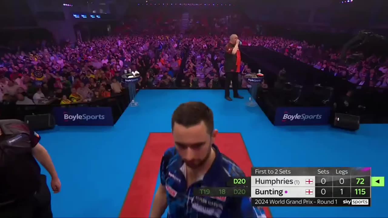 BEST GAME OF THE NIGHT! - Luke Humphries vs Stephen Bunting - 2024 BoyleSports World Grand Prix