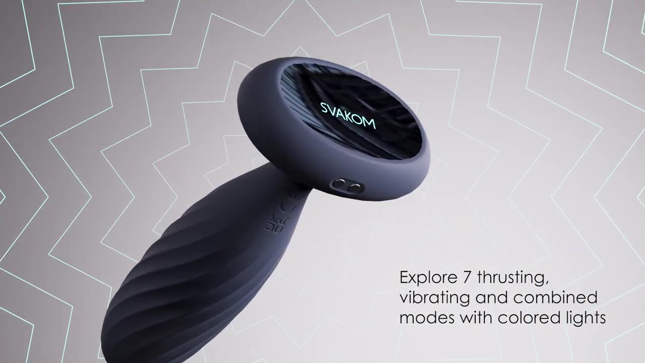 Svakom Jordan App-Controlled Thrusting Anal Vibrator - Use