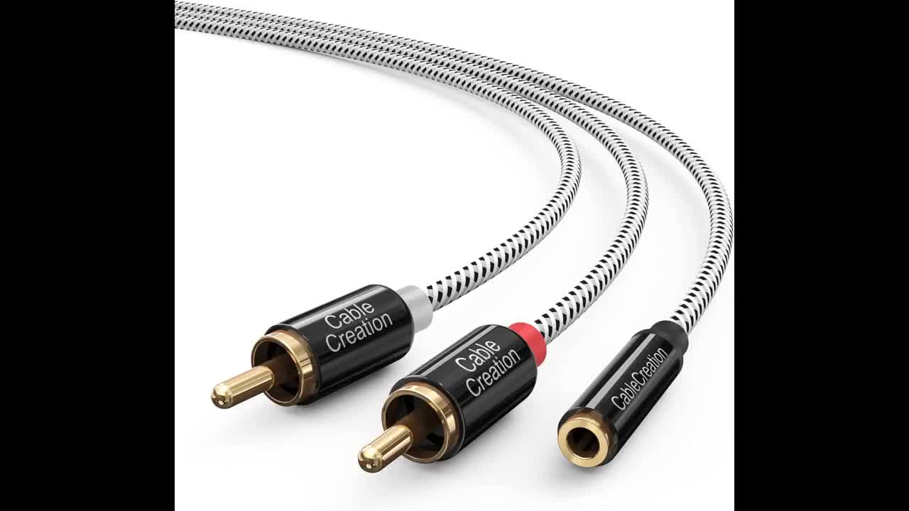 Review: Adecco LLC Gold Female RCA to 2 Male RCA Adapter Audio Y Cable for Car Audio, Subwoofer...