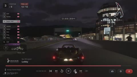 Could've been worse. 2nd.