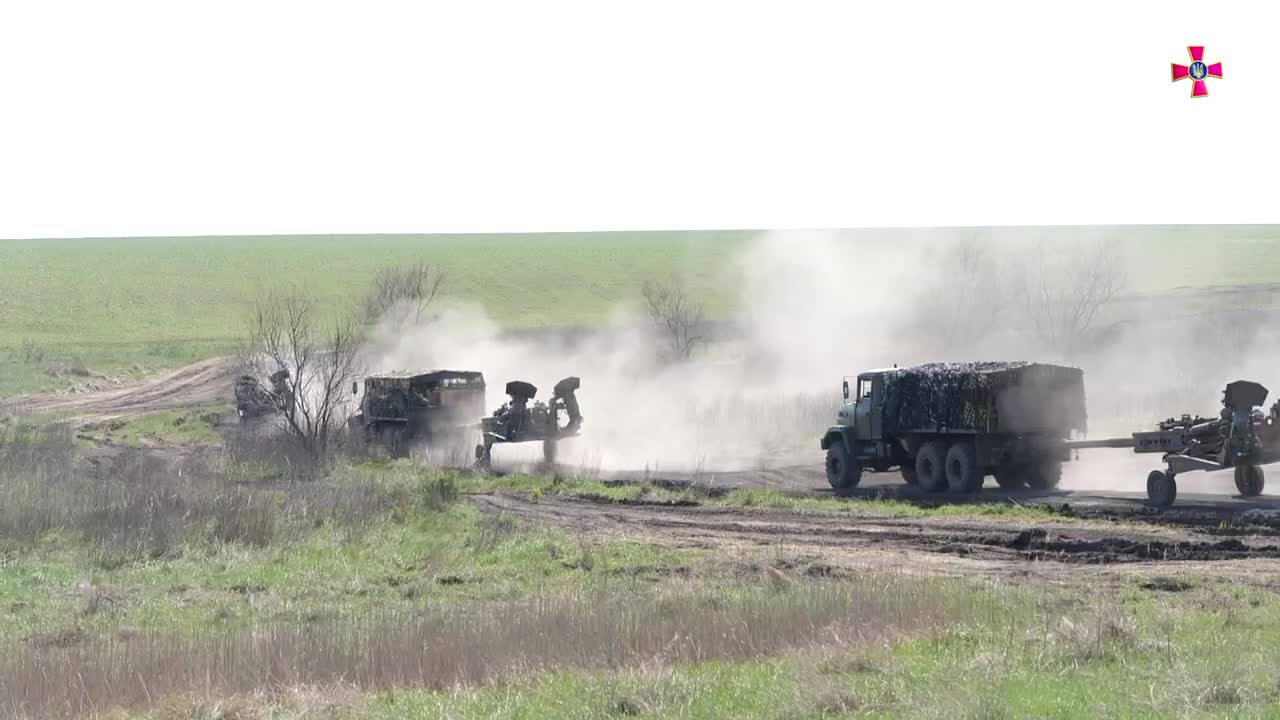 ONE OF THE ACTIVE UKRAINE TEAMS M777 IS OPERATIONAL