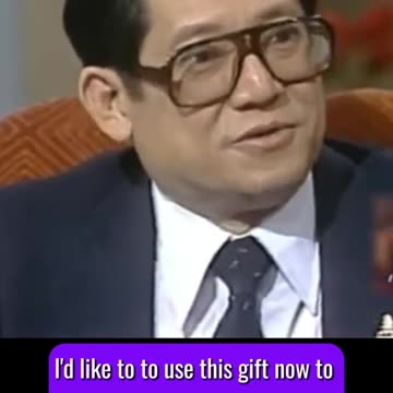 NINOY AQUINO talks about meeting CHUCK COLSON, the author of the book that changed his life.