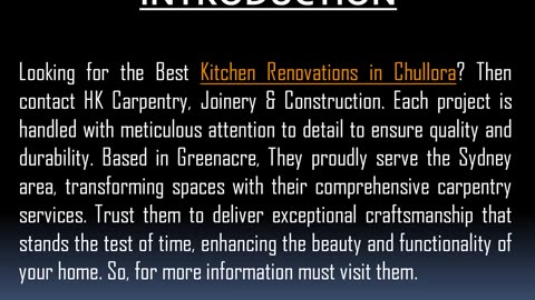 Best Kitchen Renovations in Chullora