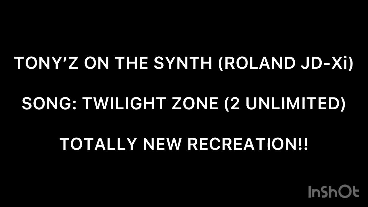 TONY’Z ON THE SYNTH - TWILIGHT ZONE (TOTALLY NEW RECREATION!)