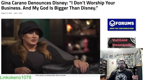 Gina Carano Denounces Disney