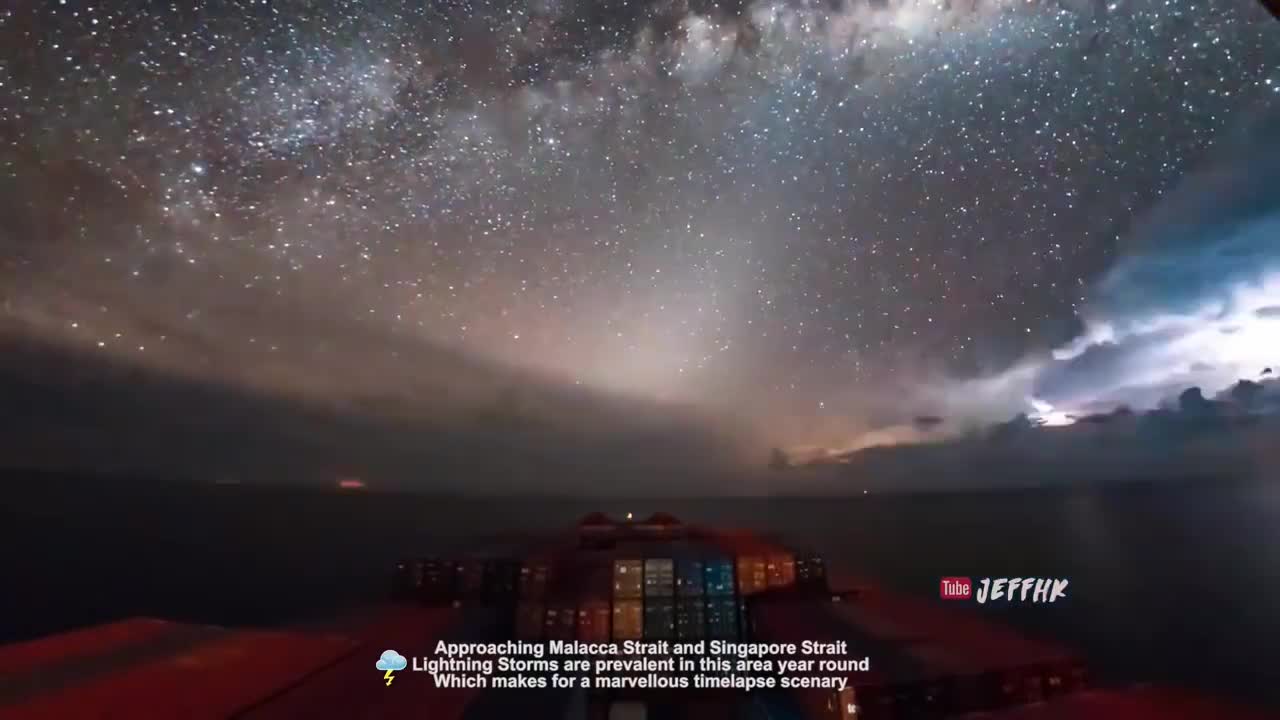 Travel around the world in cargo ship