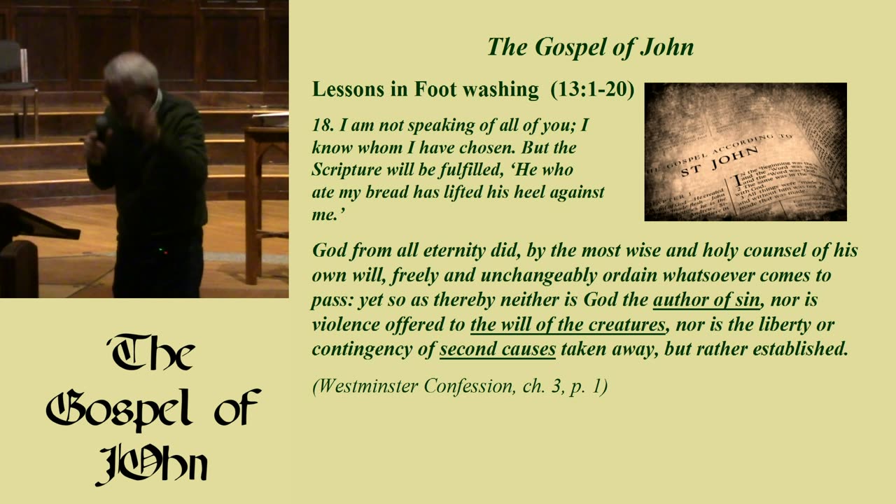 36. Lessons in Foot Washing (John 13:1-20; 11/26/2023)