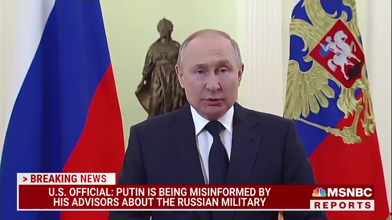 U.S. Official_ Putin Misinformed By Advisers About Russian Military Performance