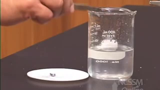 Science - Reaction of Potassium and Water