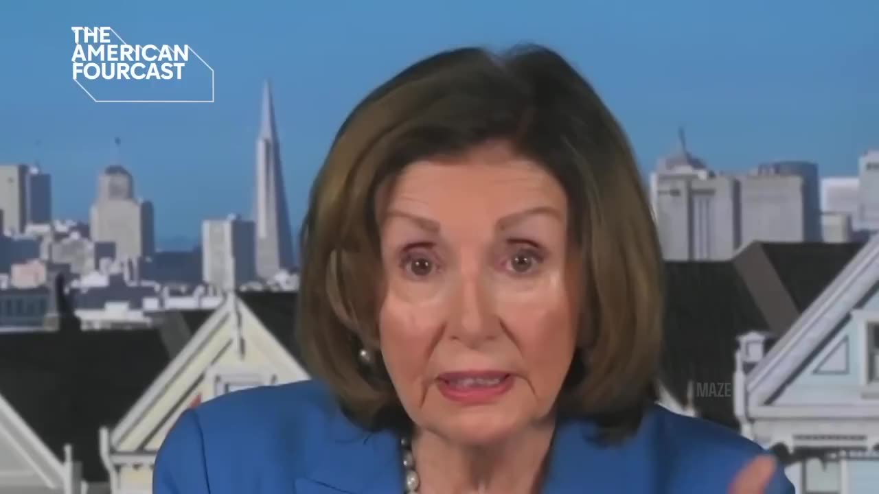 August, 2024. 84 year old Nancy Pelosi, who had just forced Biden to leave the ...