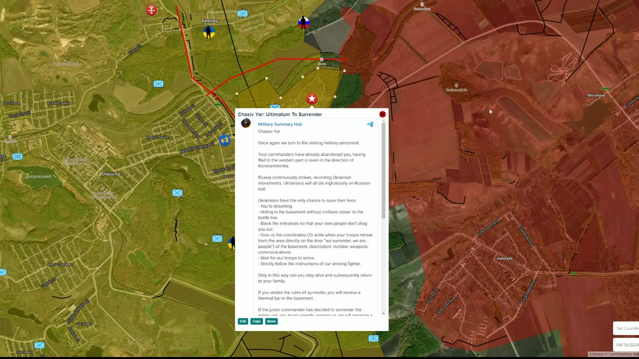 The Ukrainian 25th And 67th Brigades Will Be Disbanded. Military Summary And Analysis For 2024.04.15