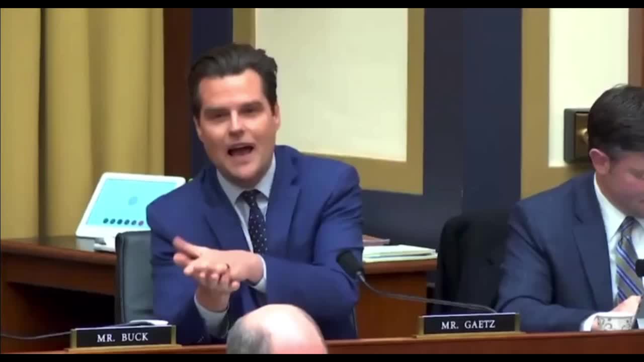 ⚫️Matt Gaetz: Hunter’s Laptop Admitted Into The Record💥