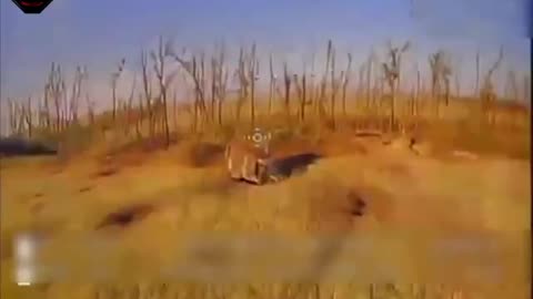 Destruction of an enemy tank by an FPV drone🚀